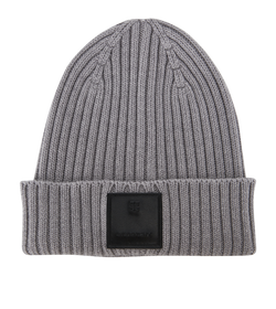 Givenchy Badge Beanie, Wool, Grey, MII, 3*